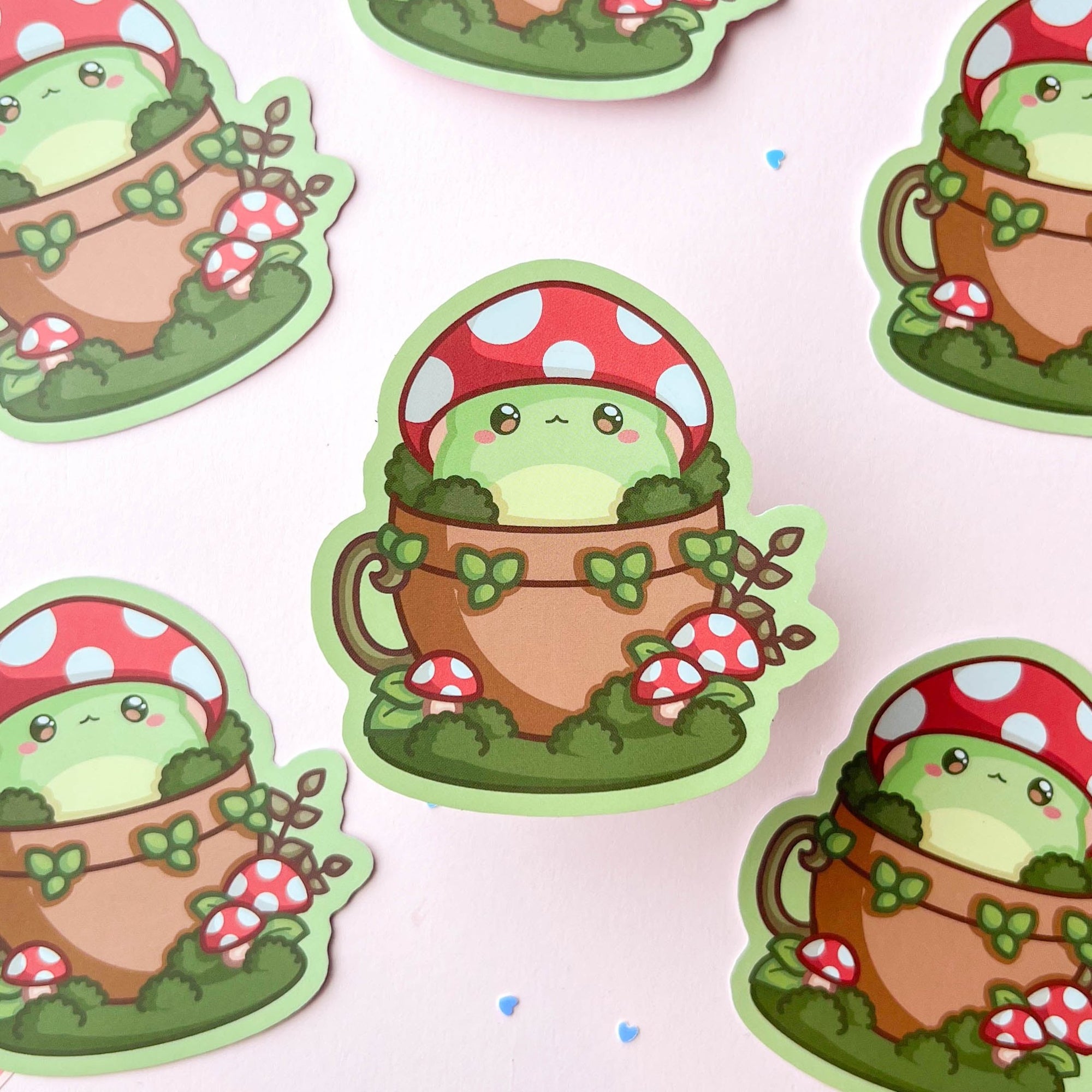 Mushroom Froggy Sticker