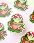 Mushroom Froggy Sticker