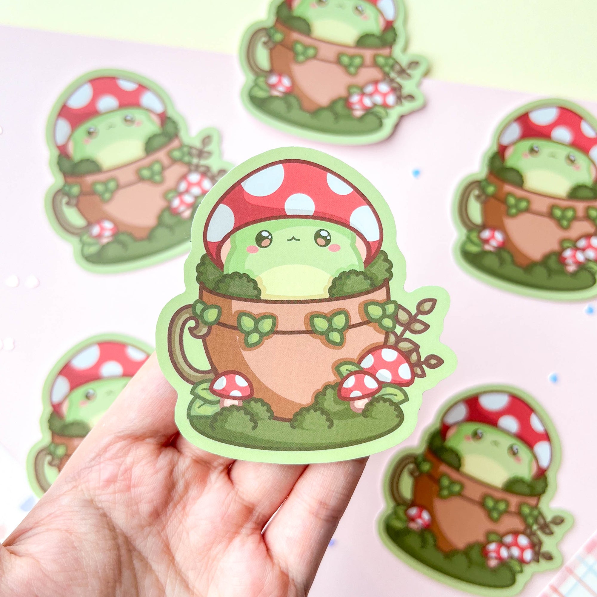 Mushroom Froggy Sticker