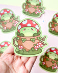 Mushroom Froggy Sticker