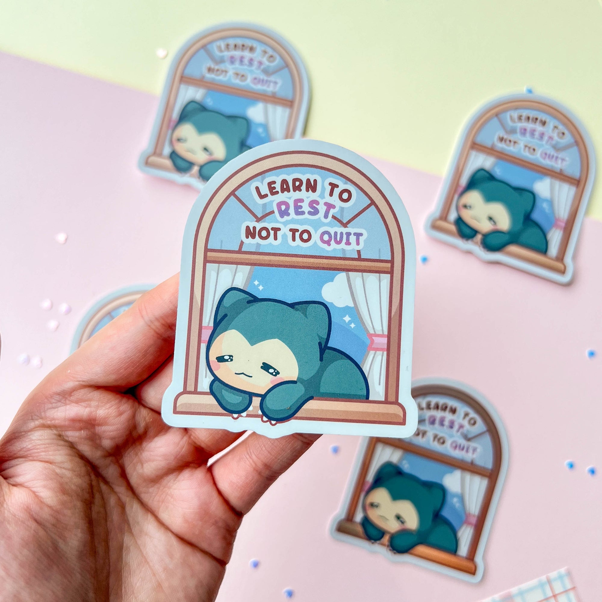 Learn To Rest Not To Quit Sticker
