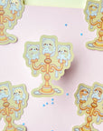 Candlelit Cats Sticker