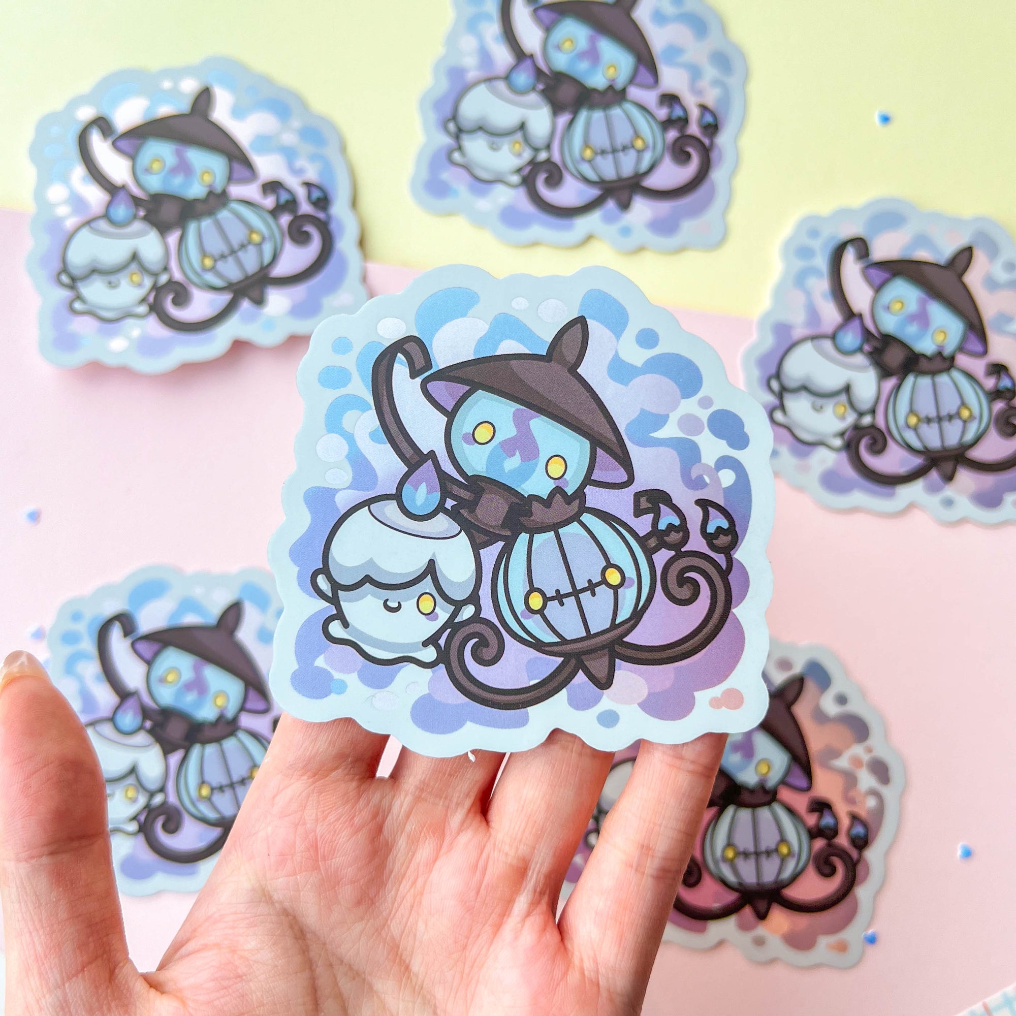 Ghost Candle Trio Sticker