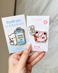 Be Nice Or Else Pin