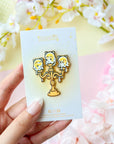 Candlelit Cats Pin