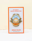 Emotionally Drained Owl Pin