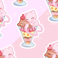 Mew Parfait Sticker