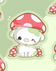 Mushroom Cow Sticker