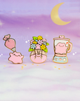 Ditto Flower Vase Pin
