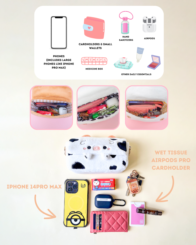 Fluffy Cow Bag