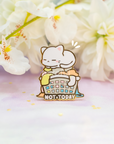 Lazy Laundry Cat Pin