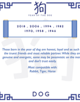 Chinese Zodiacs: Dog