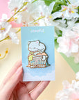 Lazy Laundry Cat Pin