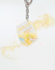 Jirachi Dreamlight Liquid Keychain