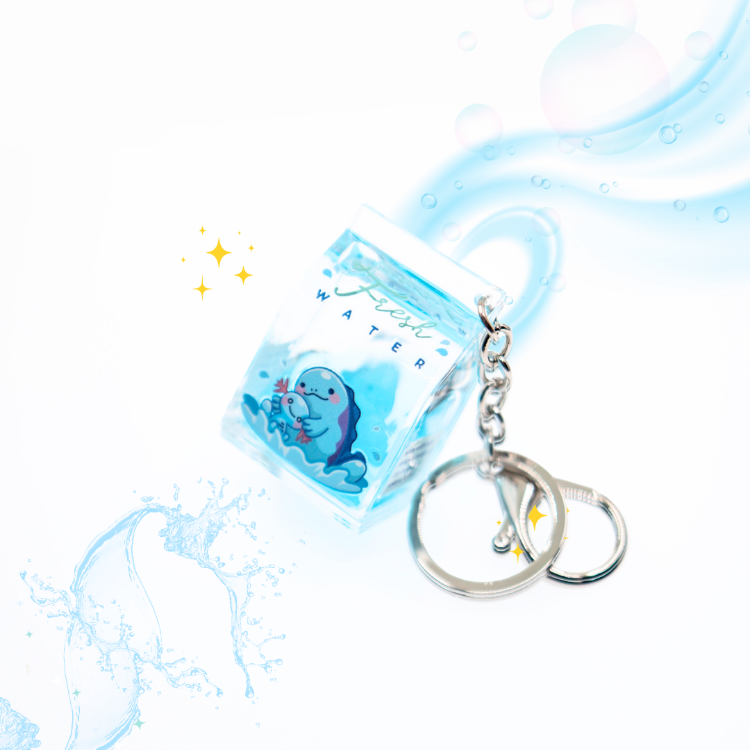 Fresh Water Quagsire Wooper Liquid Keychain – Poroful