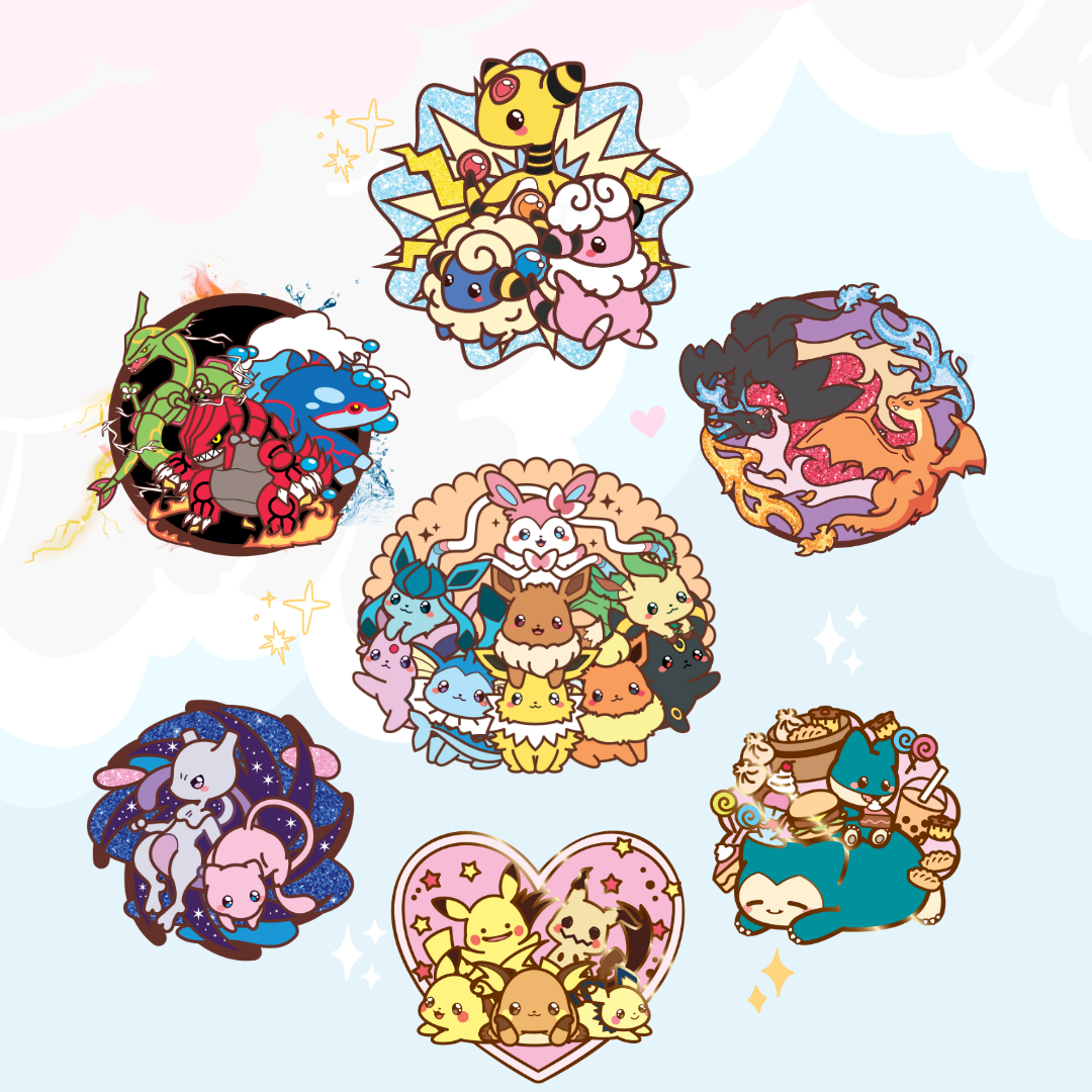 [PREORDER: SHIPS MAY/JUNE] Evolution Line Pins