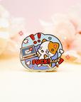 Fed Up Cat Pin