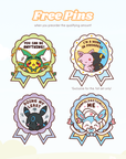 [PREORDER: SHIPS APRIL/MAY] Eeveelution Medal Pins