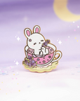 Lavender Bunny Pin