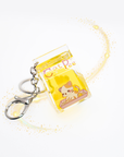 Cat Pee Liquid Keychain (Calico)