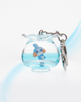 Pet Mudkip Liquid Keychain