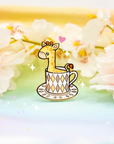 Giraffe Tea Party Pin