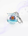 Pet Starmie Liquid Keychain