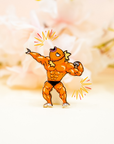 Buff Karp Pin
