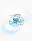 Pet Horsea Liquid Keychain