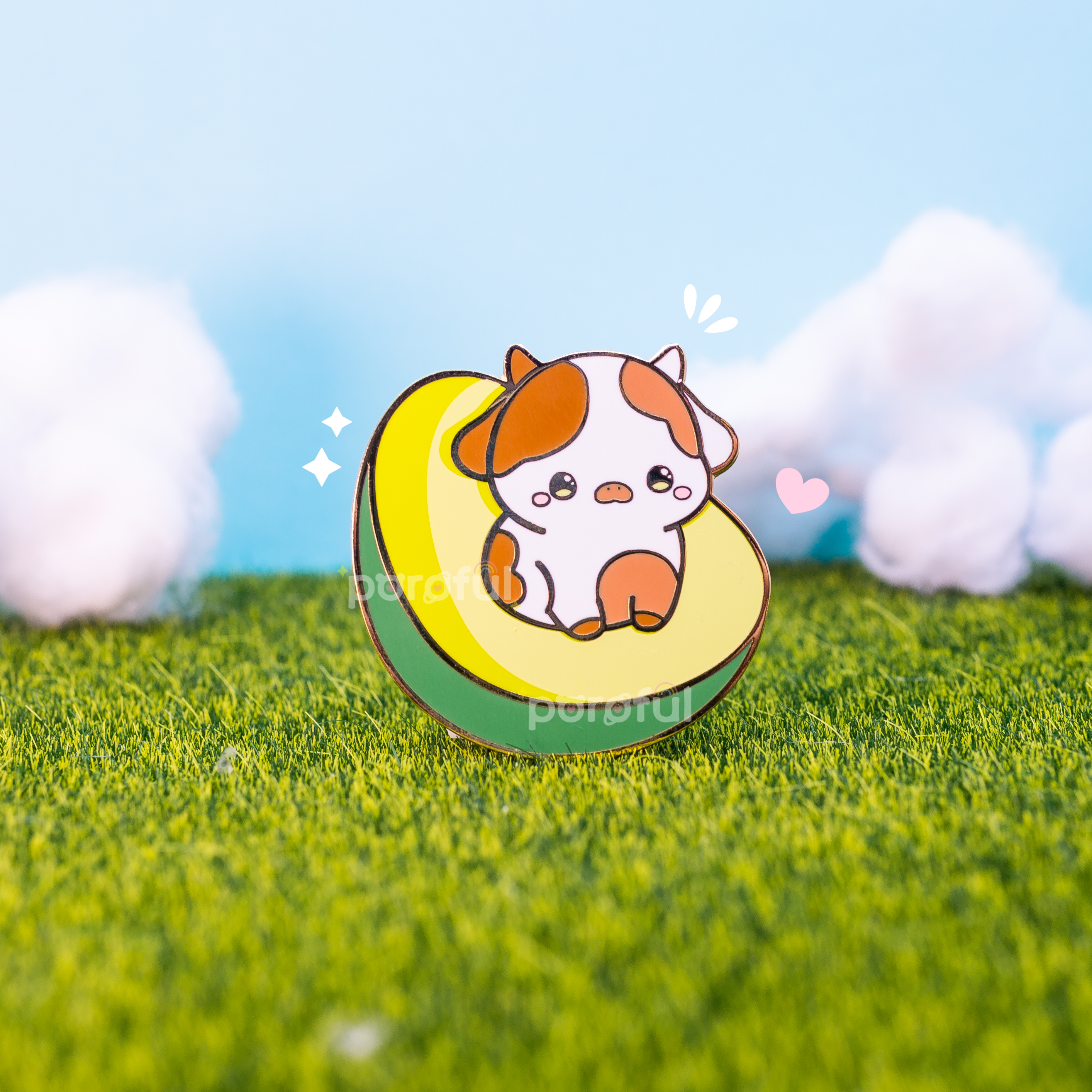 Avo-cow-do Pin