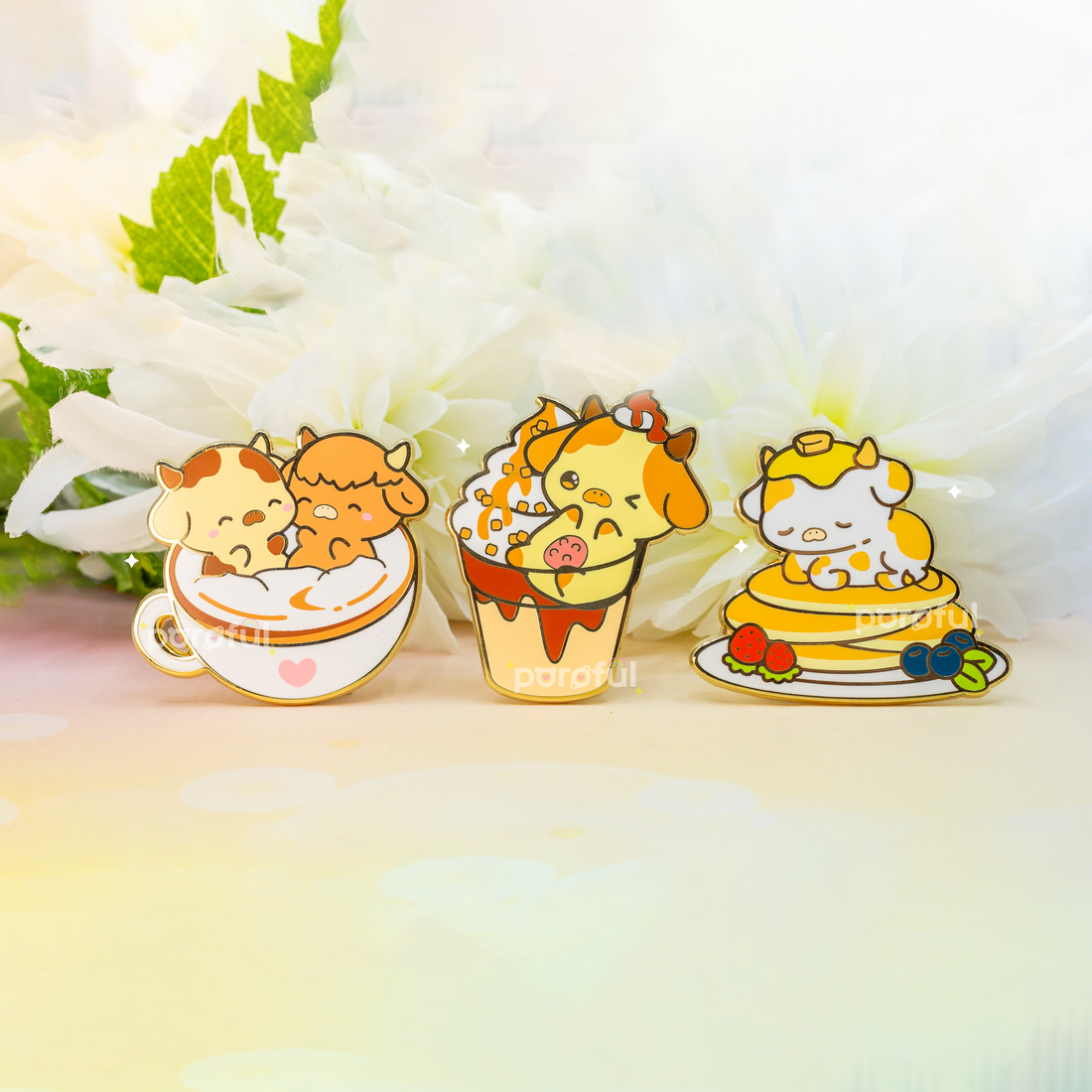 Fluffy Cow Pancakes Pin