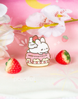 Strawberry Shortcake Bunny Pin