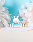 White Rabbit Candy Pin
