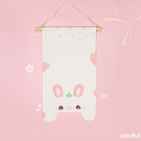 Strawberry Bunny Pin Banner (XL)