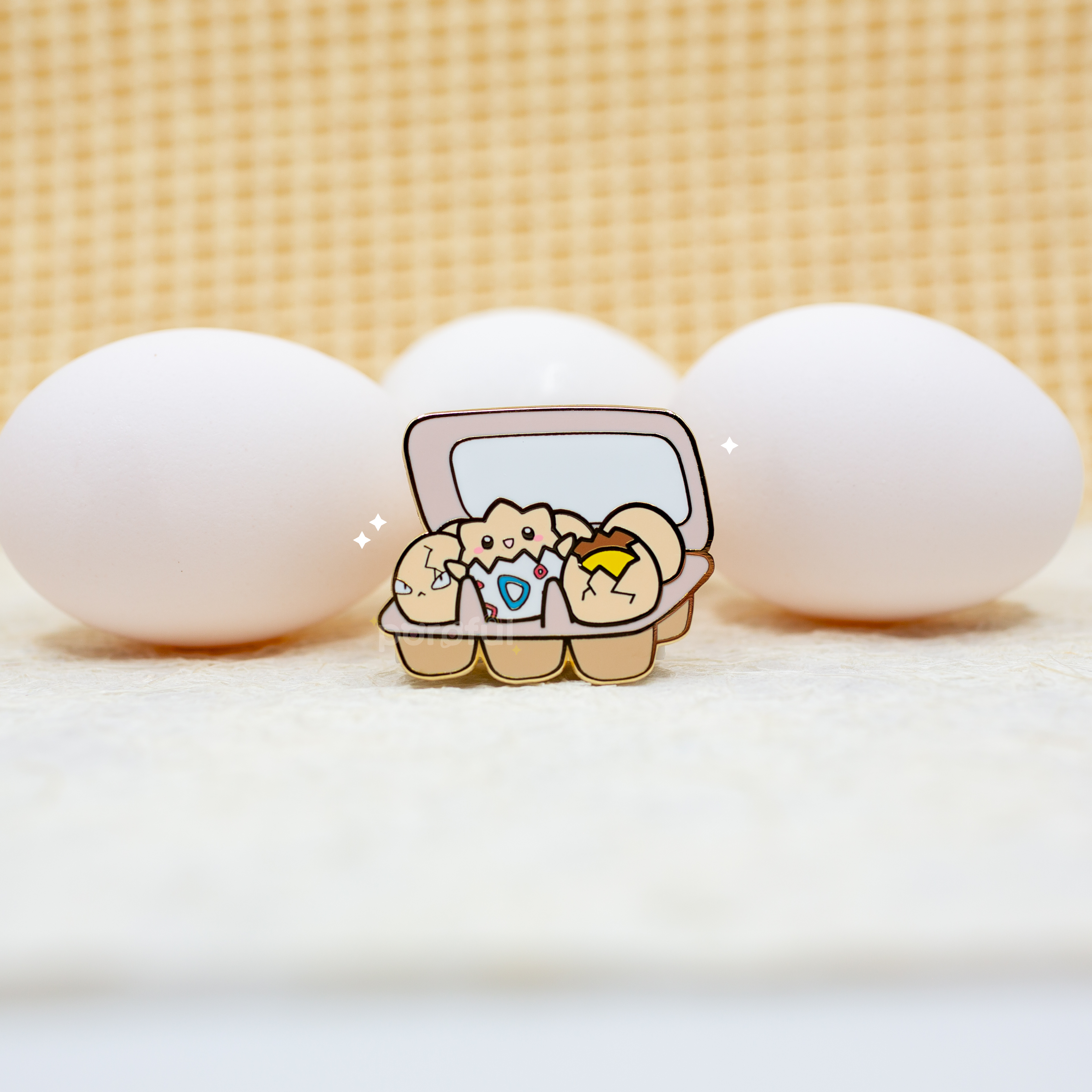 Togepi Exeggcute Egg Carton Pin