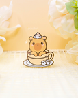 Capybara Hot Cocoa Pin