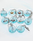 Pet Horsea Liquid Keychain