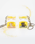 Cat Pee Liquid Keychain (Black)