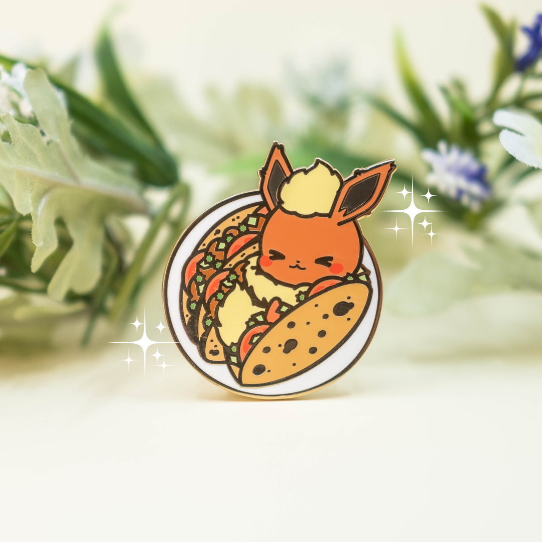 Fire Taco Pin