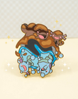 Wooper Evolution Pin