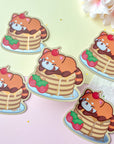 Red Panda Pancake Sticker