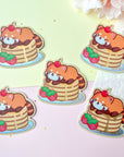 Red Panda Pancake Sticker