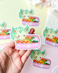 Leafeon Bento Sticker (3")