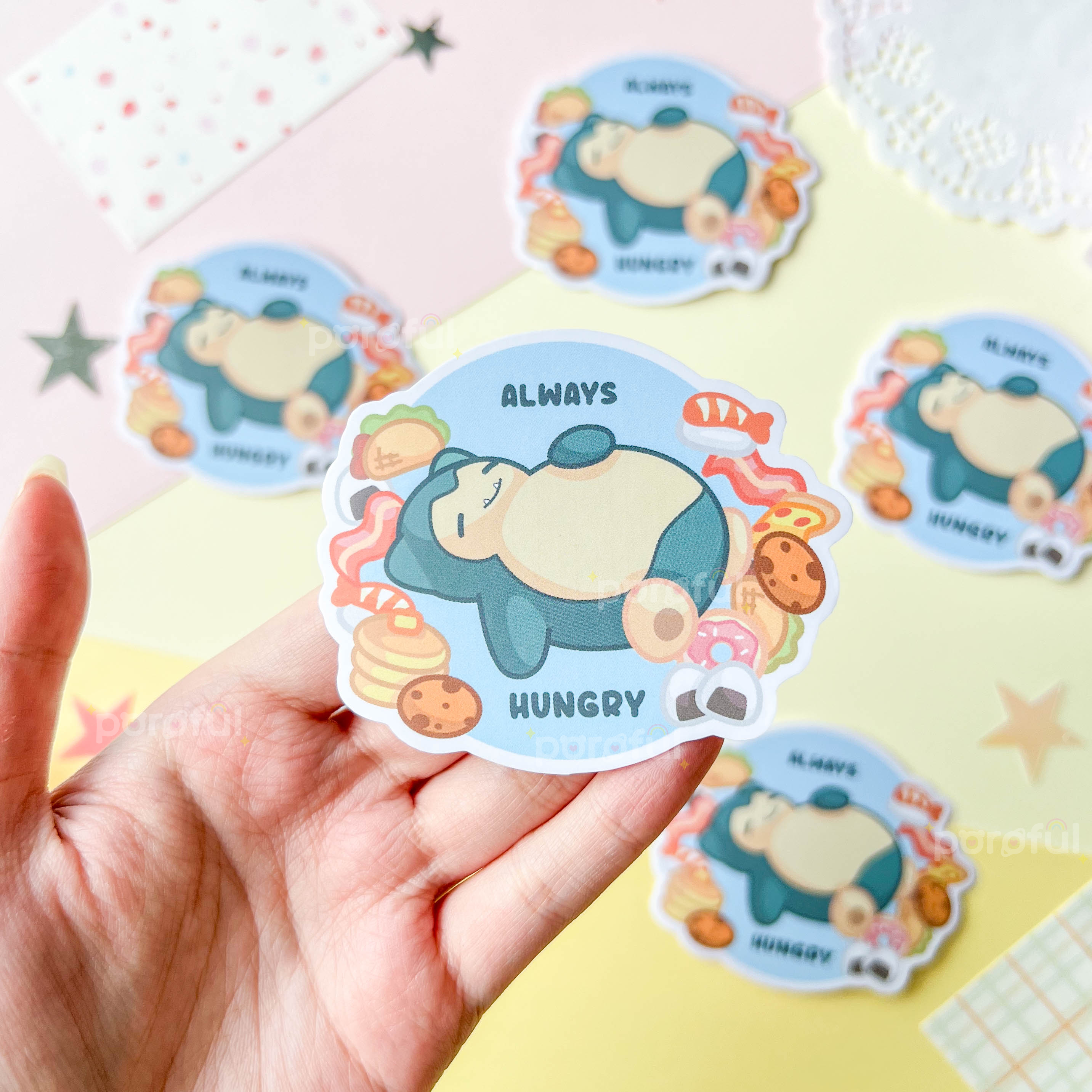 Always Hungry Sticker (3&quot;)