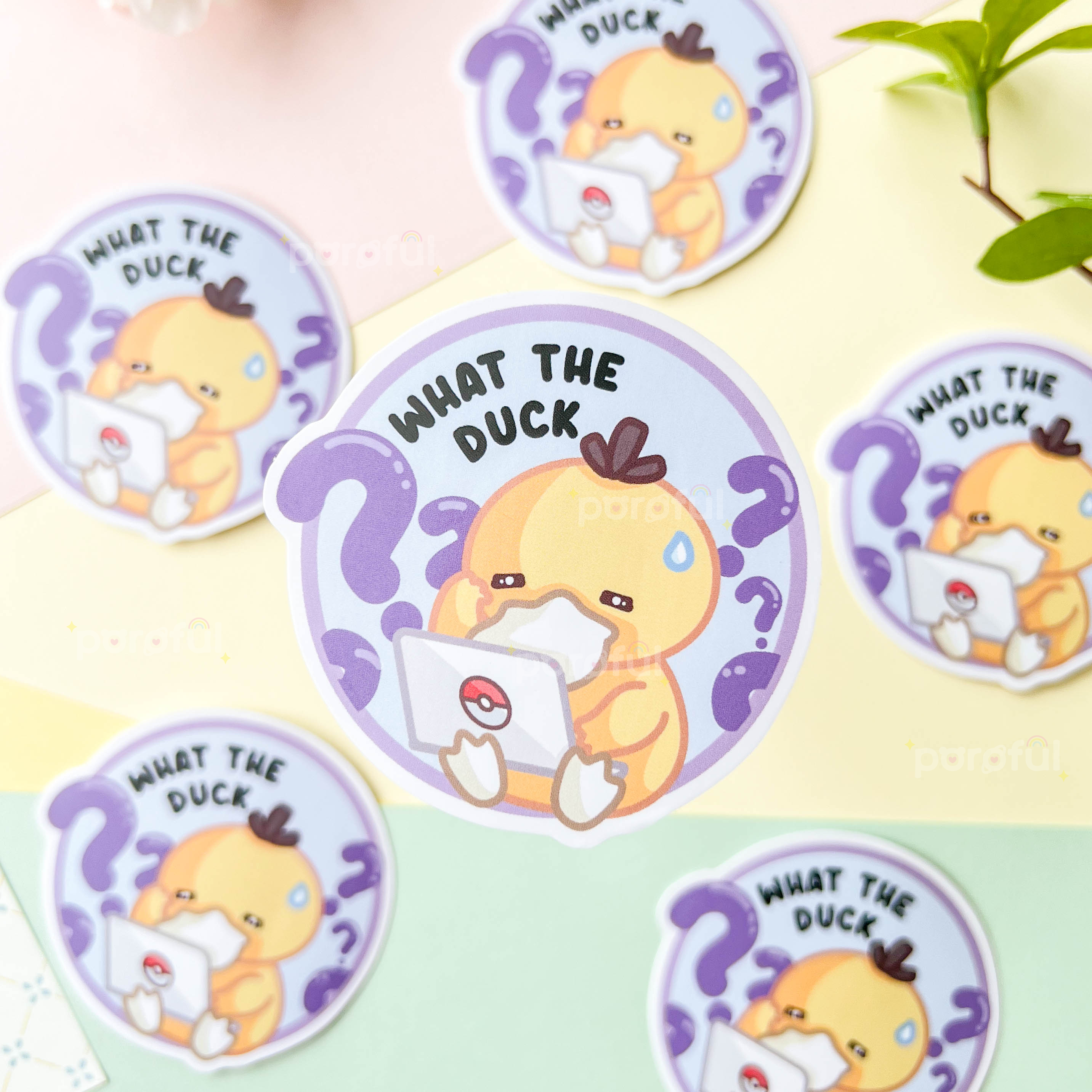 What The Duck Sticker (3&quot;)