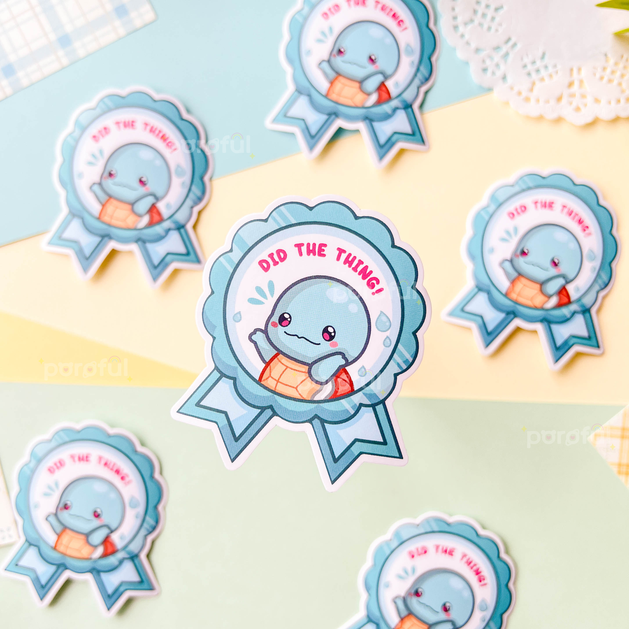 Pokemon Medal Series 2 Sticker Set (3&quot;)