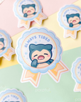 Always Tired Snorlax Sticker (3")