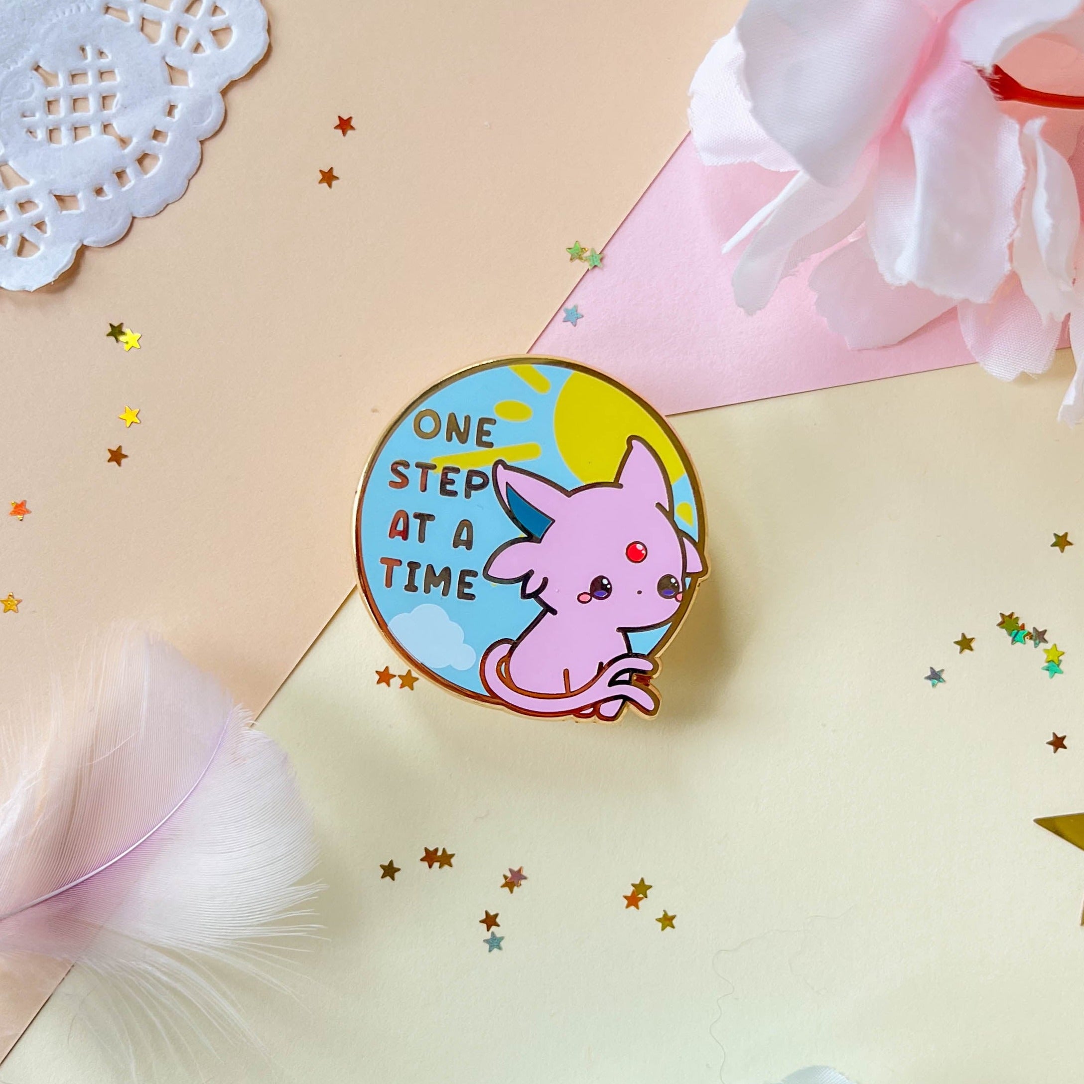 One Step At A Time Pin – Poroful