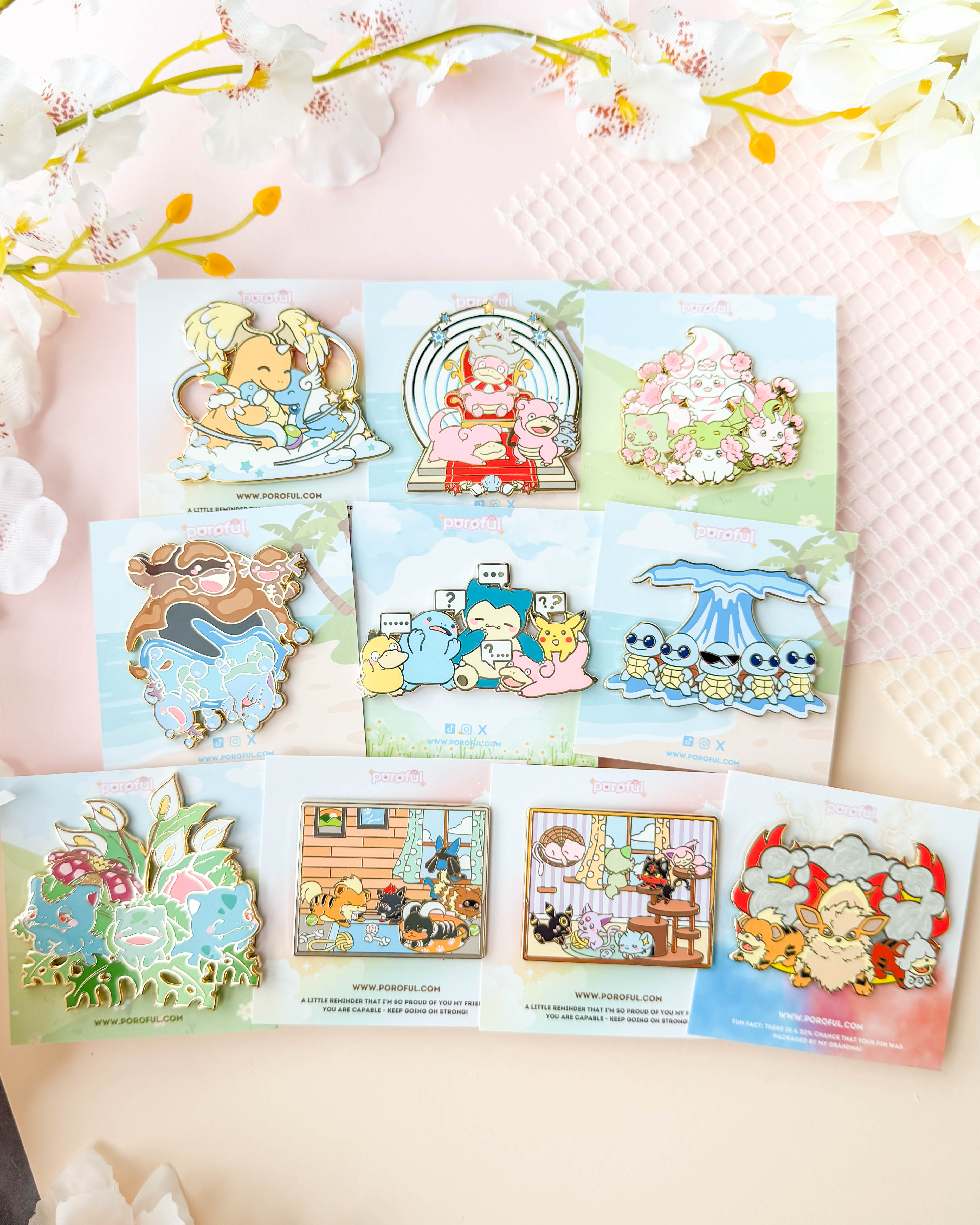 プードル•*¨*•.¸♬︎ Poke Dog Room Pin – Poroful