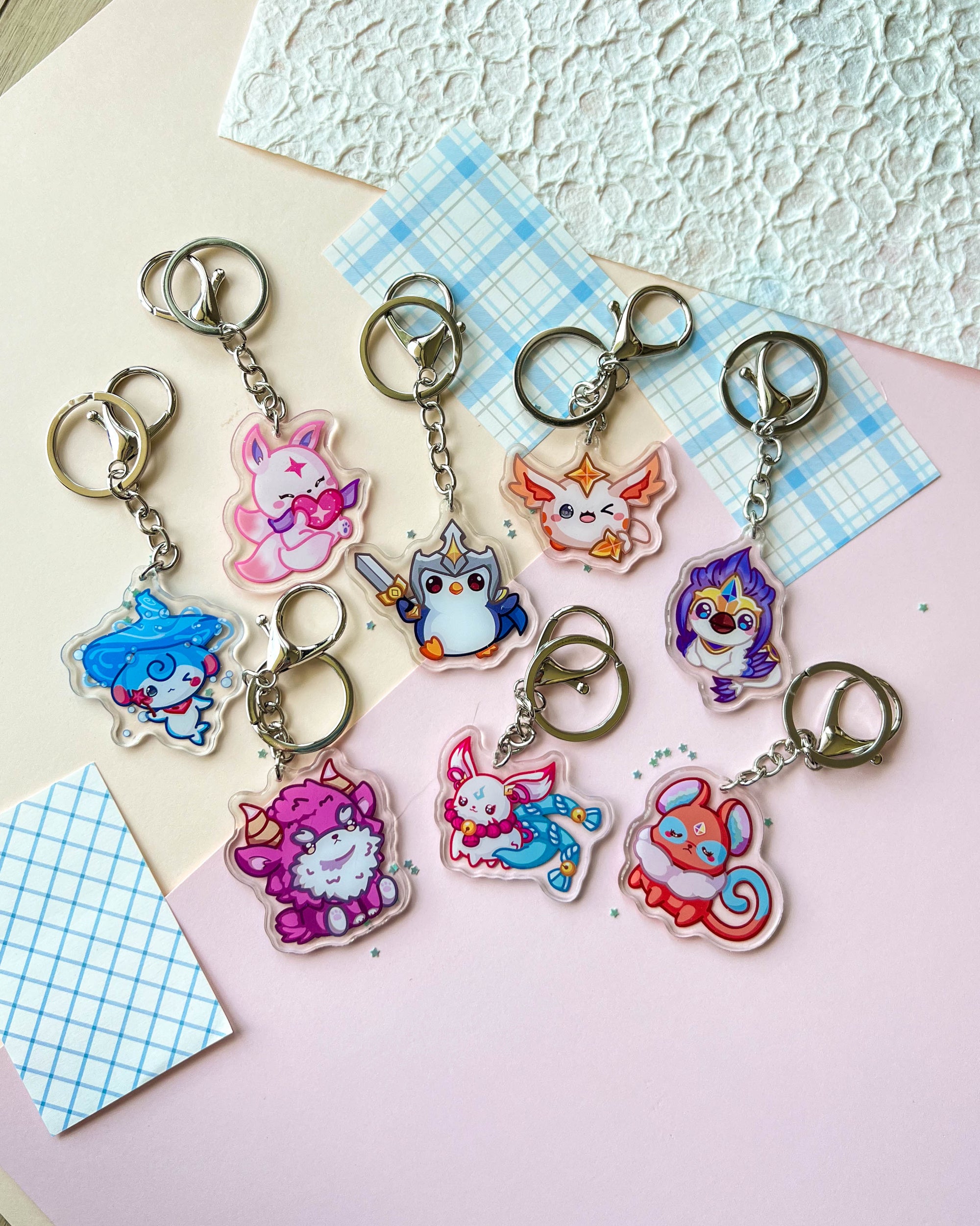 Knight Penguin Keychain